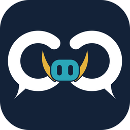CollaBOARate logo: two speech bubbles with boar tusks
